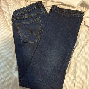 Women’s Wrangler high rise slim boot cut jeans